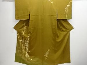 未使用品　枝垂れ柳に松菊模様訪問着